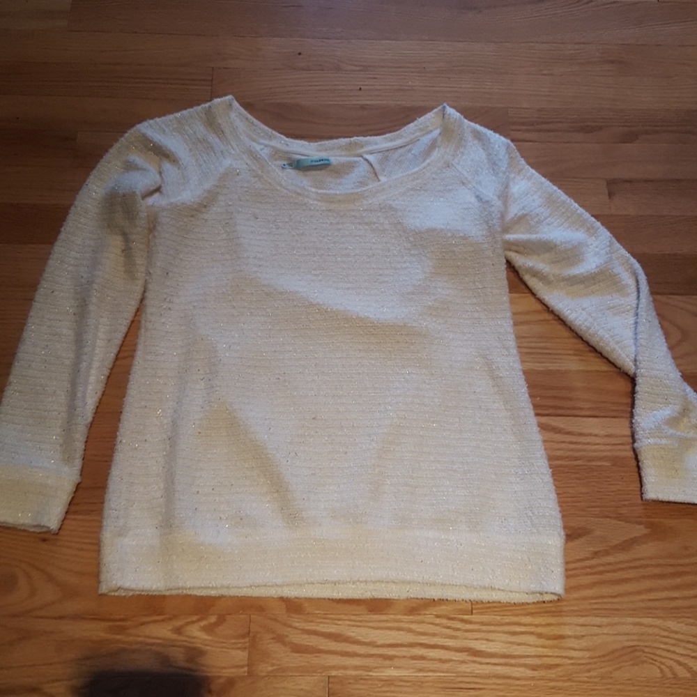 gold sparkle sweater